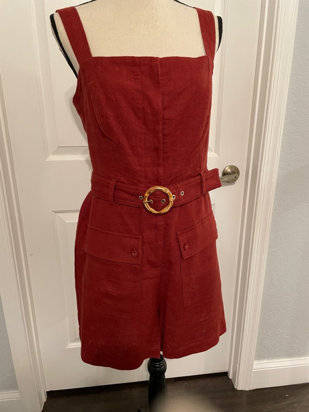House of Harlow 1960 Brick Red Romper
